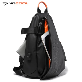 

Brand Fashion Men Crossbody Bags Leisure Summer Sport Short Trip Shoulder for Women Waterproof Chest Sling Bag