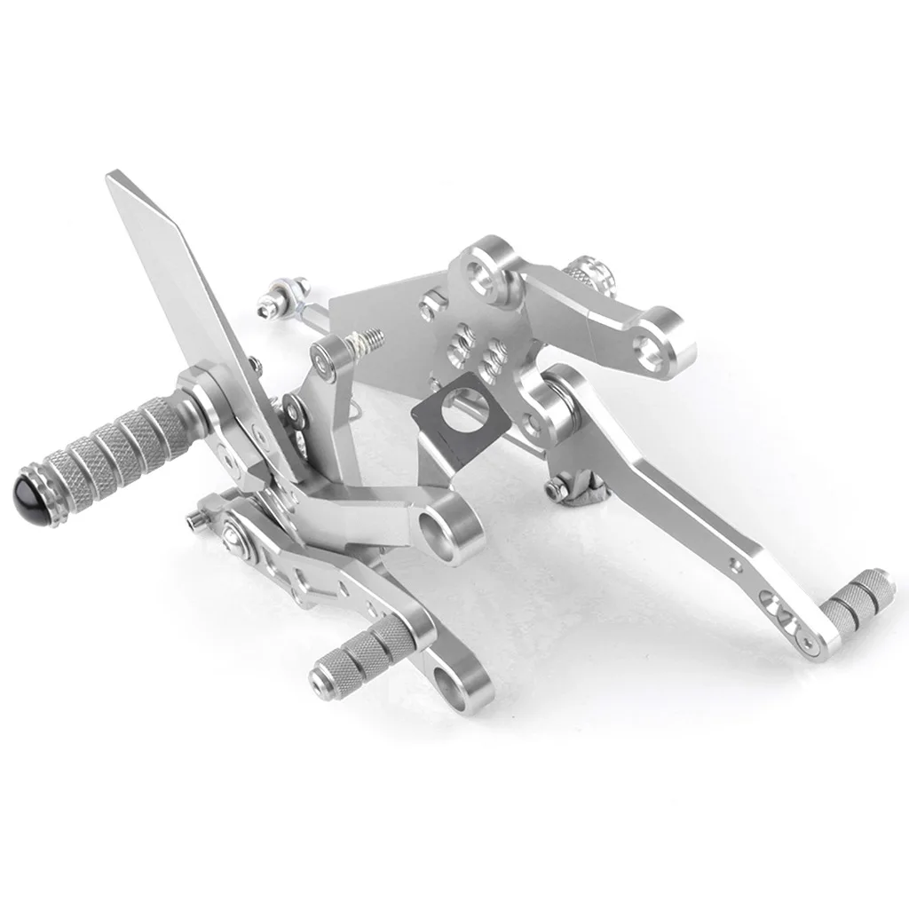 Для Kawasaki Z900 Z 900 2012- Регулируемые подножки Rearset подножки для ног с ЧПУ алюминиевые аксессуары для мотоциклов - Цвет: Titanium