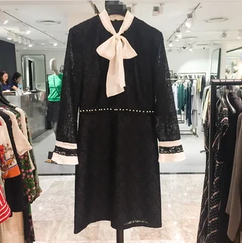 

French Elegant Elegant Dignified Bow Women's Wear Dress Horse R20209h