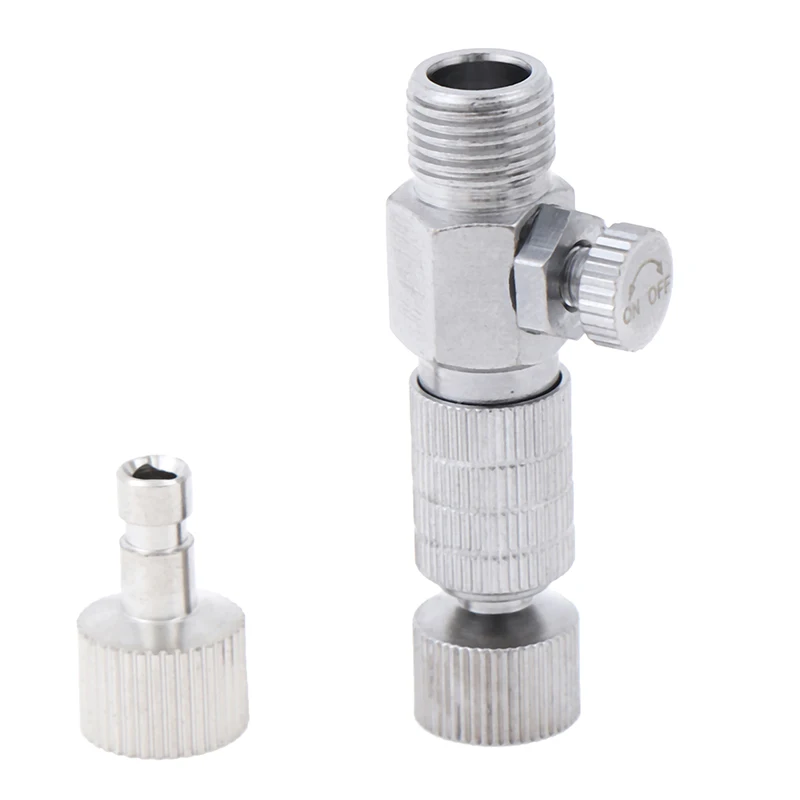 

Airbrush Quick Release Coupling Disconnect Adapter With 1/8" Plug Fitting Part