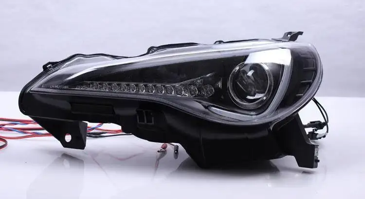 Автомобильные аксессуары Drl Стайлинг дневные ходовые Автомобильные светодиодные фары автомобильные фары в сборе 17 18 для Toyota FT-86