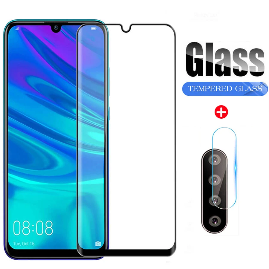 Закаленное стекло 2 в 1 9H для huawei P Smart 2019 Защитное экрана hwawei hawei Plus Rlus2019|Защитные
