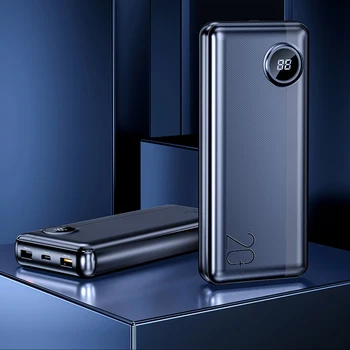 

ROCK 20000mAh power bank USB PD fast charging supports mobile computer charging high quality electric mobile power