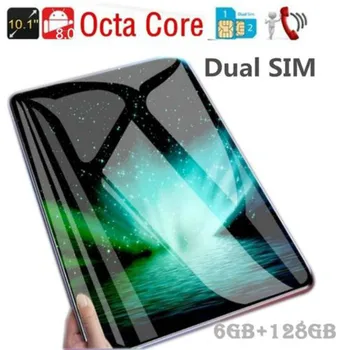 

Hot Sell 10.1Inch Octa Core 6G+128G Android 8.1 WiFi Tablet PC Dual SIM Dual Camera Bluetooth 4G WiFi Call Phone Tablet