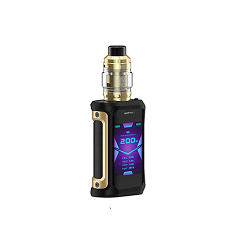 Geekvape Aegis X Zeus комплект с 200 Вт коробка мод питание от 18650 батареи электронная сигарета мод и 5 мл емкость Zeus Sub Ом танк - Цвет: Gold Black