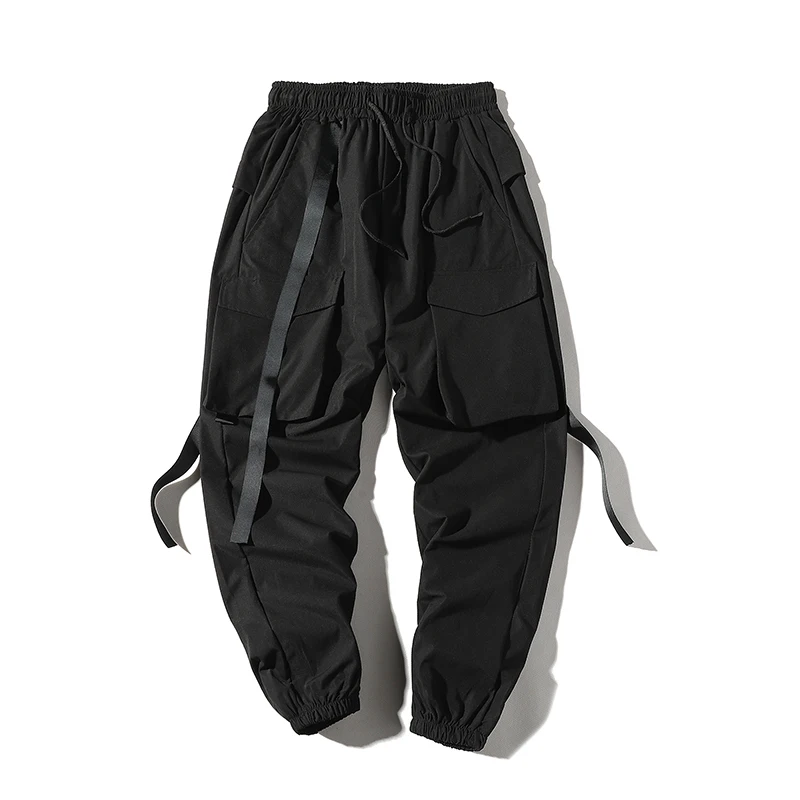 Осенние новые рабочие штаны мужские модные однотонные повседневные комбинезоны мужские уличные свободные спортивные штаны в стиле хип-хоп