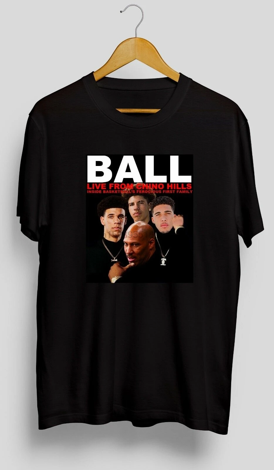 Футболка Lonzo Ball Liangelo Lamelo Lavar Death Row | Мужская одежда