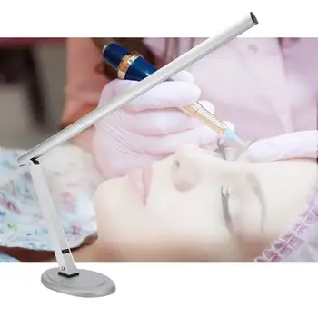 

LED Nail Art Desk Lamp Folding Long Arm Eye Protection Table Lamp EU Plug 220V Nails Accessoires