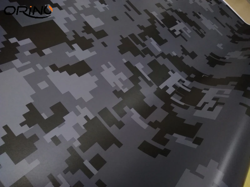 Black Grey Digital Vinyl Film Sticker-2