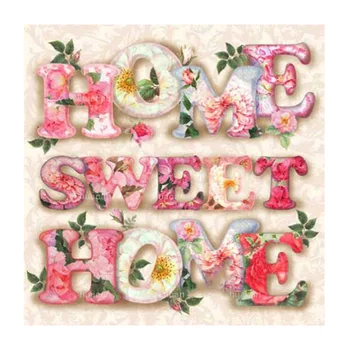 

Diy Round drill diamond painting cross stitch mosaic Full 100% 5D Daimond painting "home sweet" diamond embroidery flowers Decor
