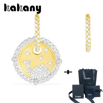 

Kakany High Quality Earrings Brand Asymmetric Desert Camel Cubic Zirconia Gold Woman Fashion Charm Jewelry Gift
