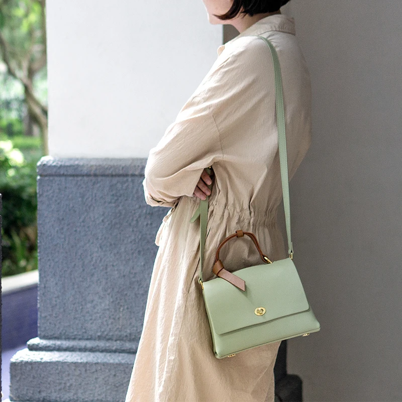 Unua amo брендовая квадратная сумка-мессенджер для женщин модные контрастные цвета с широким ремешком дизайнерские сумки из натуральной кожи сумки-тоут