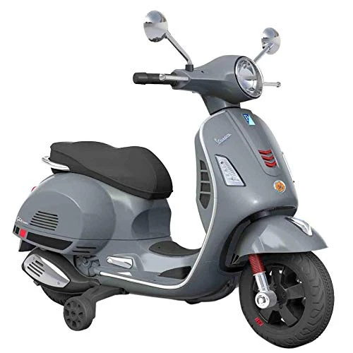 Spille computerspil Adgang Hemmelighed Sip Scootershop Vespa Gts-electric Children's Bike, 12 V, Gray Color,  Includes Battery And Charger - Kids' Ride On Vehicles - AliExpress