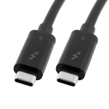 

CYDZ Thunderbolt 3 Male to USB4 Type-C Thunderbolt 3 Male 40Gbps Cable for Macbook Laptop