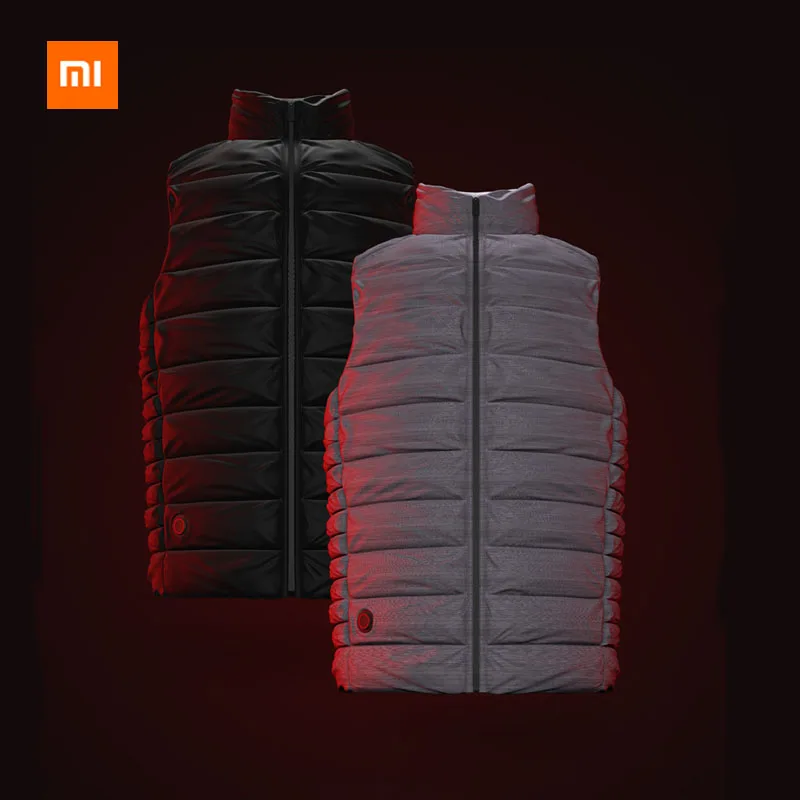 

New Xiaomi Mijia Graphene Intelligent Temperature Control Fever Goose Down Vest Men and Women 4 Speed Control Sustained Fever
