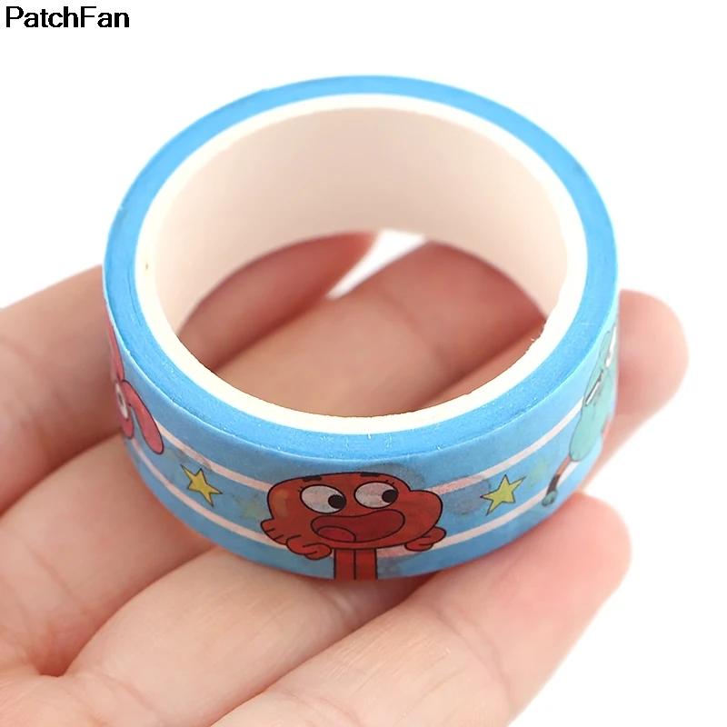 20 шт./лот Patchfan удивительный мир Gumball DIY Скрапбукинг липкий клей Васи бумага маскирующая Лента наклейки A2602