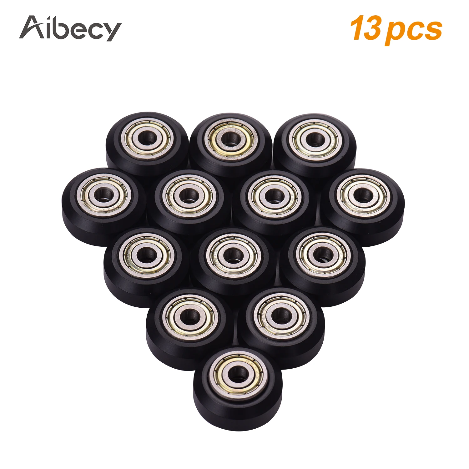 Aibecy POM материал V-Groove шкив колесо с подшипником Idler шестеренка Perlin для CR-10 CR-10S Ender-3 3D
