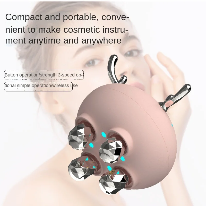 Small V Face Deer Massage Instrument Face Lifting Imported Beauty Instrument LED Photon Facial Lifting Firming  Skin Care Tools upgraded version korea imported independent packaging aseptic treatment disposable care tools 10 pack meso needles