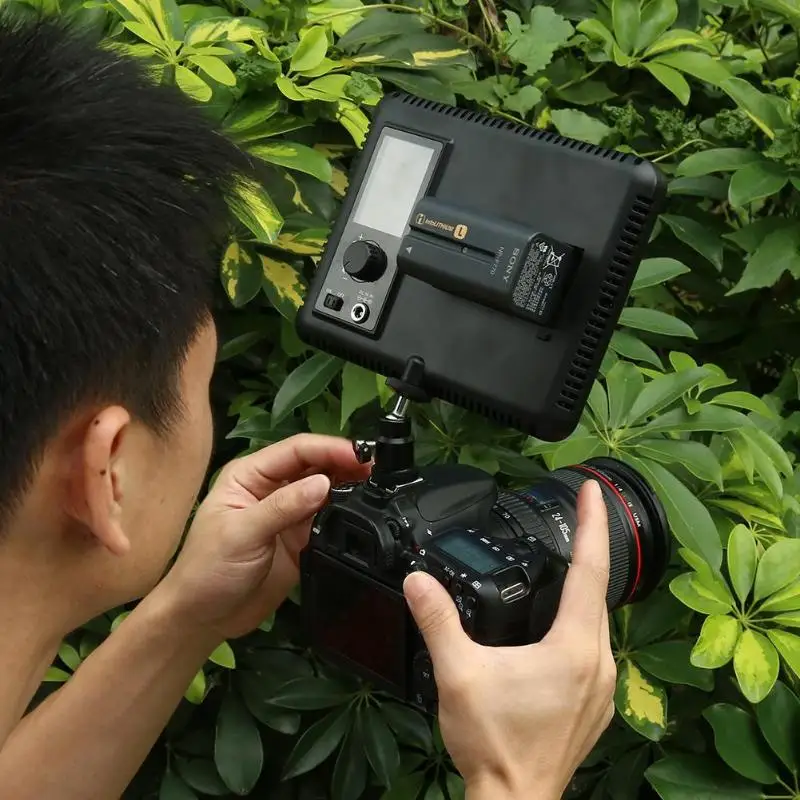 124 светодиодный светильник ing DSLR Studio видео светодиодный заполняющий светильник для камеры DV видеокамеры