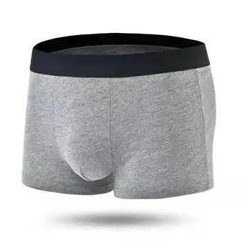 

4pieces/lot boxer hommealgodon hombre cotton boxershorts men bokserki meskie ondergoed solid color mannen bright rooted pants