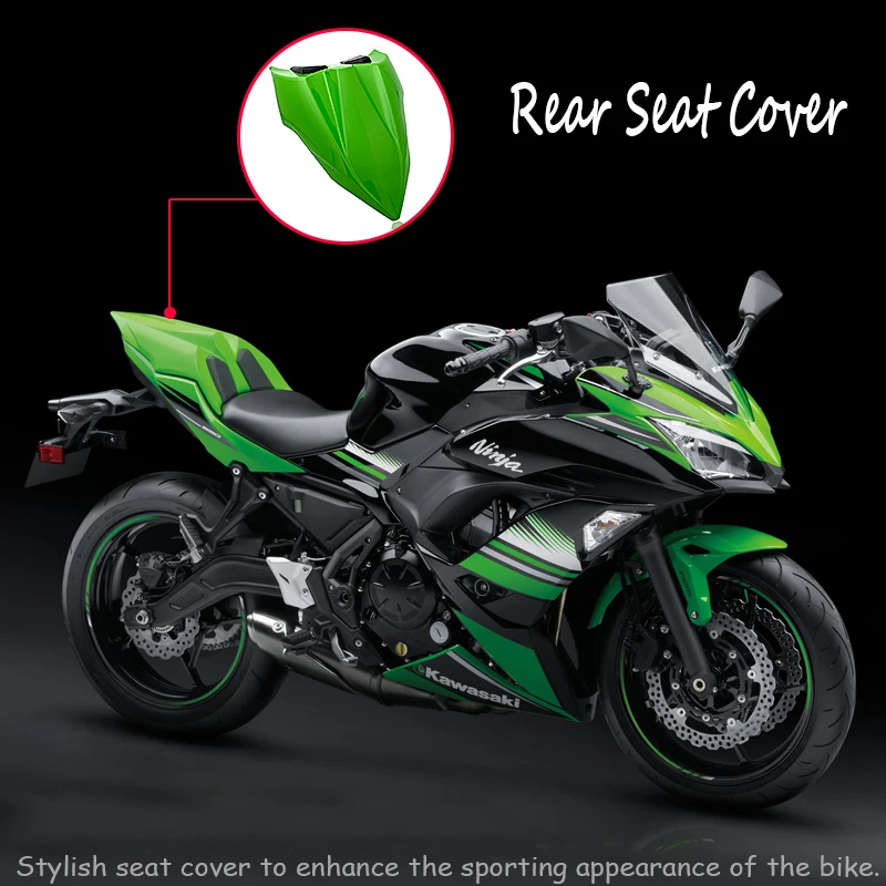 For Kawasaki Ninja650 Z650 Ninja 650 EX650 ER6F 2017 2018 2019 2020 Motorcycle Rear Passenger Seat Cover Seat Cowl Hump Faring (19)