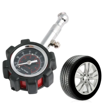 

Motor Car Truck Bike Tyre Tire Air Pressure Gauge Dial Meter Tester 0-100 PSI