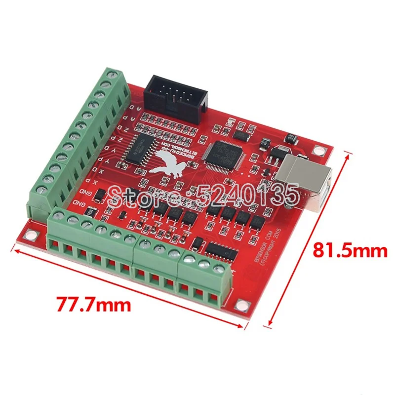 100khz USB CNC SmoothStepper Motion Controller Driver Card for Mach3 4axis for sale online 