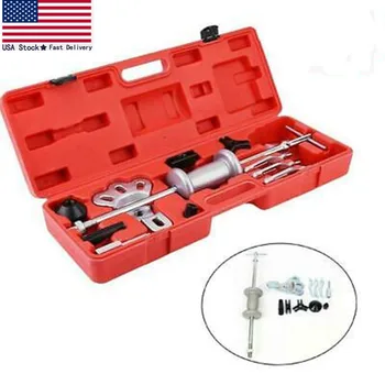 

Heavy Duty Axle Slide Hammer Dent Panel Puller Set Internal External Use Tool