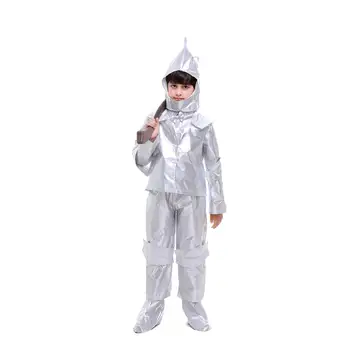 

Kids Halloween Tin Man Fancy Dress Role Play Game Suit Carnival Cosplay Party Costume Children Boys Birthday Clothing