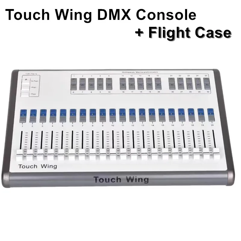 

With Flight Case packing Titan Touch Wing Controller DMX512 stage console