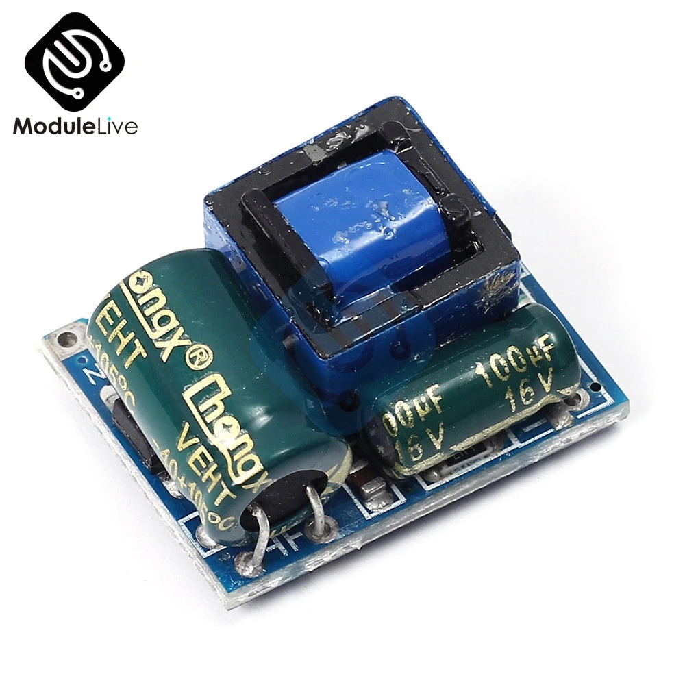 

AC-DC 5V 600mA Power Supply Module 3W Isolated Switching220V to 5V Buck Step Down Module Voltage Regulator Tools