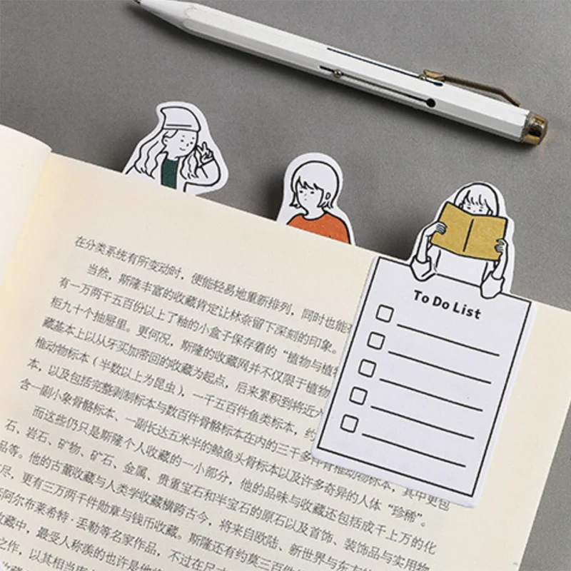 

Kawaii Cartoon Memo Pad Cute Weekly/day Planner Creative Post It Sticky Note To Do List Office Decoration Stationery Supplies