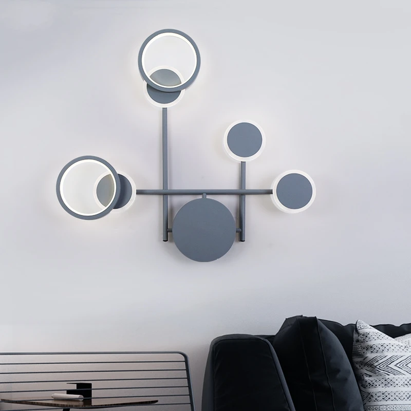 Post-modern Led Wall Lamp Modern Decor Living Room Decoration Wall Sconces Lamps Vanity Light Balcony Aisle Wall Lights Luster
