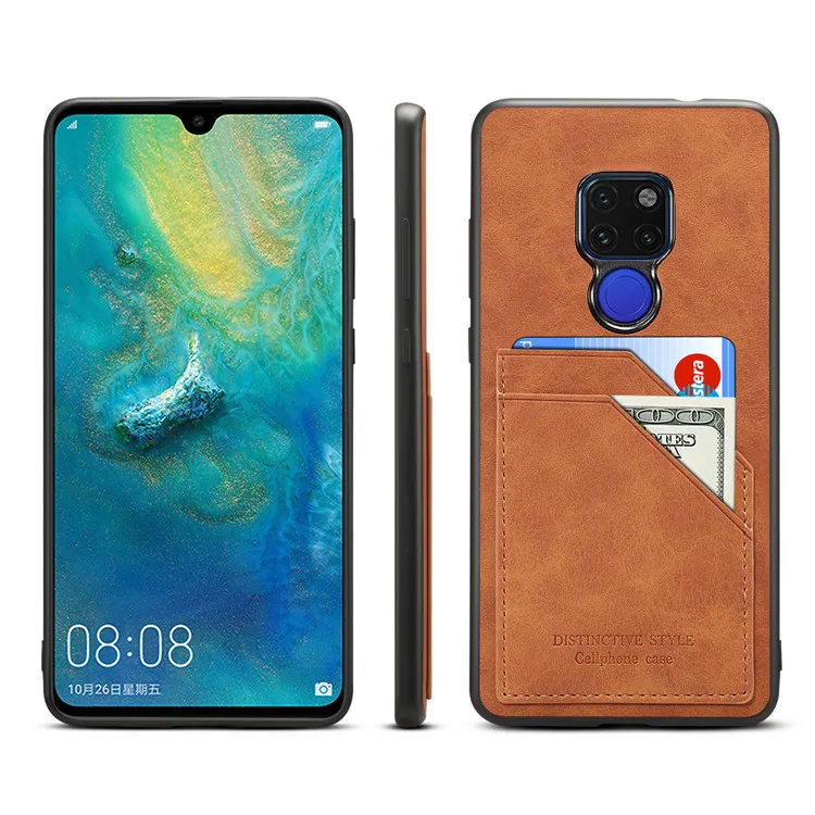 Для Huawei Mate 30 20 P30 Pro Чехол держатель для карт задняя крышка оригинальный