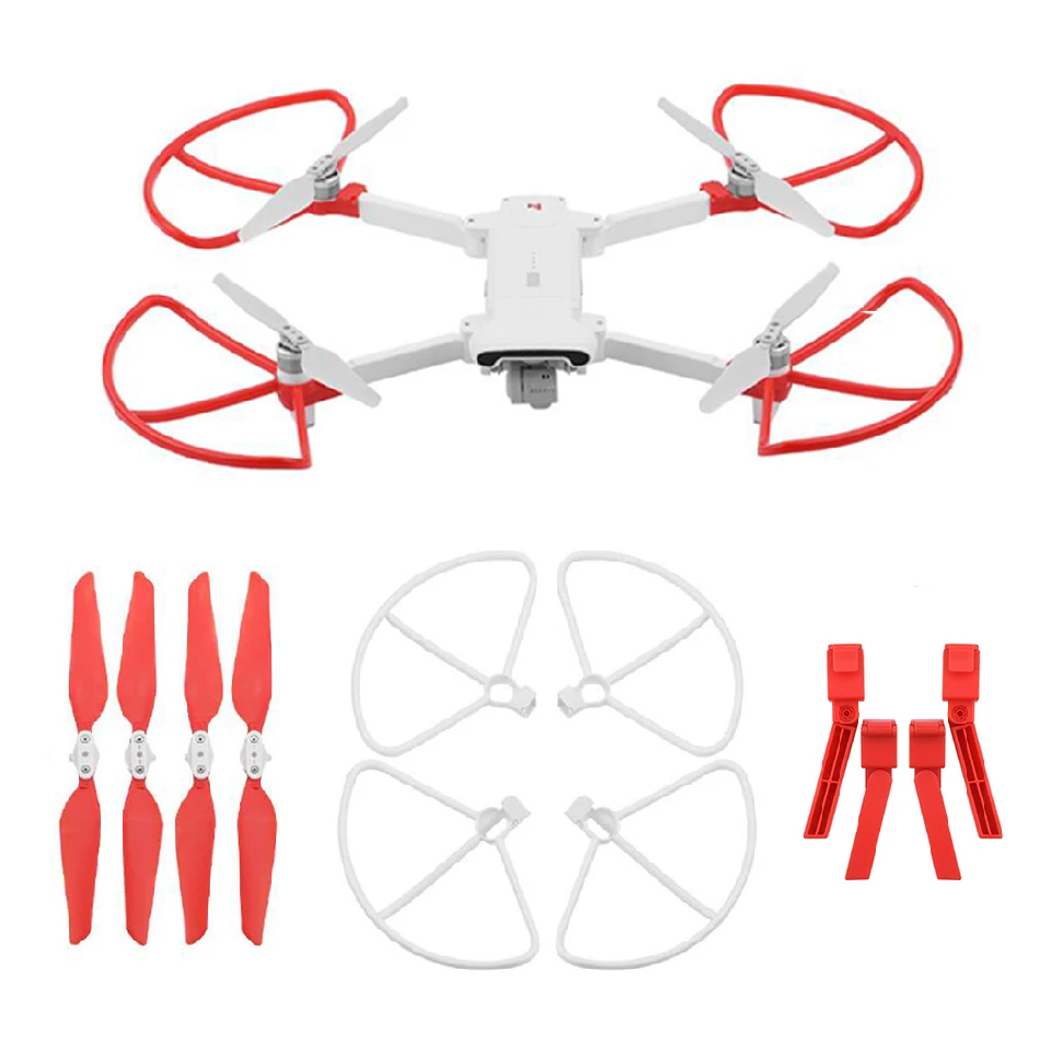 

FIMI X8 SE Propeller Landing Gear Legs Rubber Pad Propeller Guard Drone Protector for FIMI X8 SE RC Quadcopter Drone Accessories