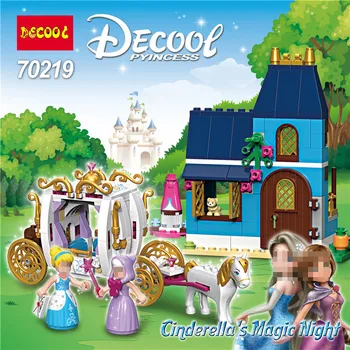 

Decool 70219 Princess Friends Series Cinderella's Enchanted Evening Building Block 350pcs Bricks Toys Compatible Friends 41146