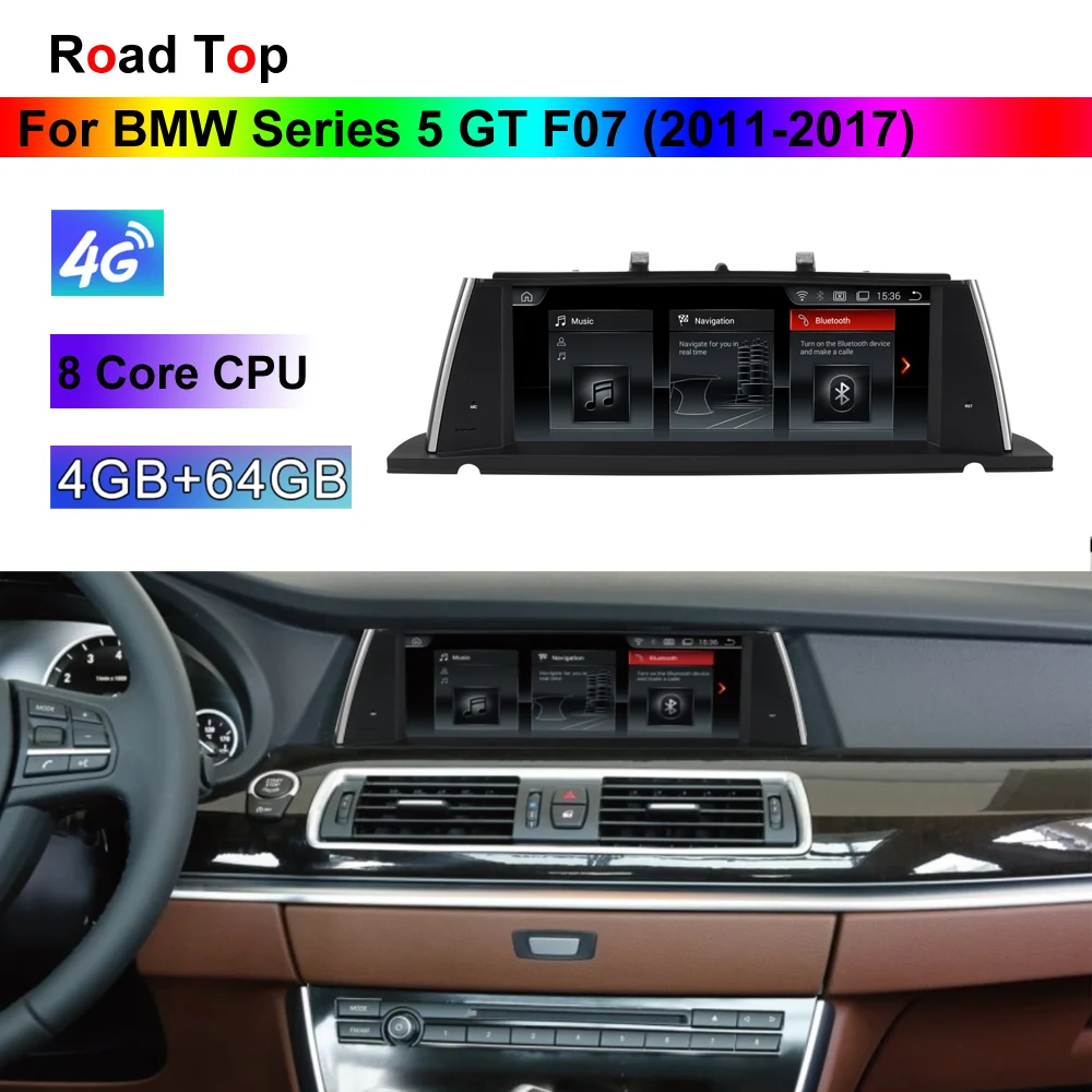 10 25 &quotAndroid мультимедийный сенсорный экран для BMW серии 5 GT F07 (2011 2017) с gps навигация