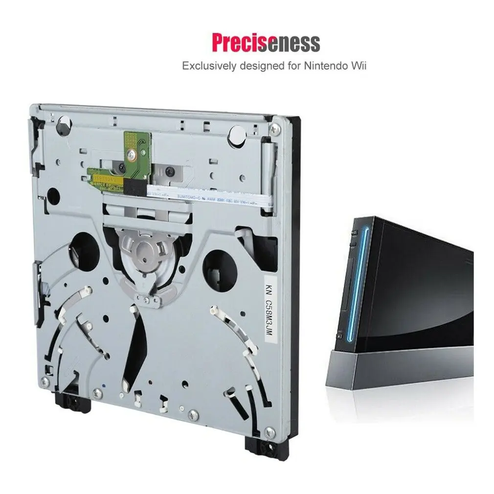  Replacement DVD Rom Drive Disc Repair Part for Nintend Wii D2E/D2C /D2A/D2S Video Game Player Acces