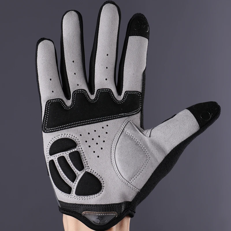 ROCKBROS Cycling Gloves Sponge Pad Long Finger Motorcycle Gloves For Bicycle Mountain Bike Glove Touch Screen MTB Gloves 2
