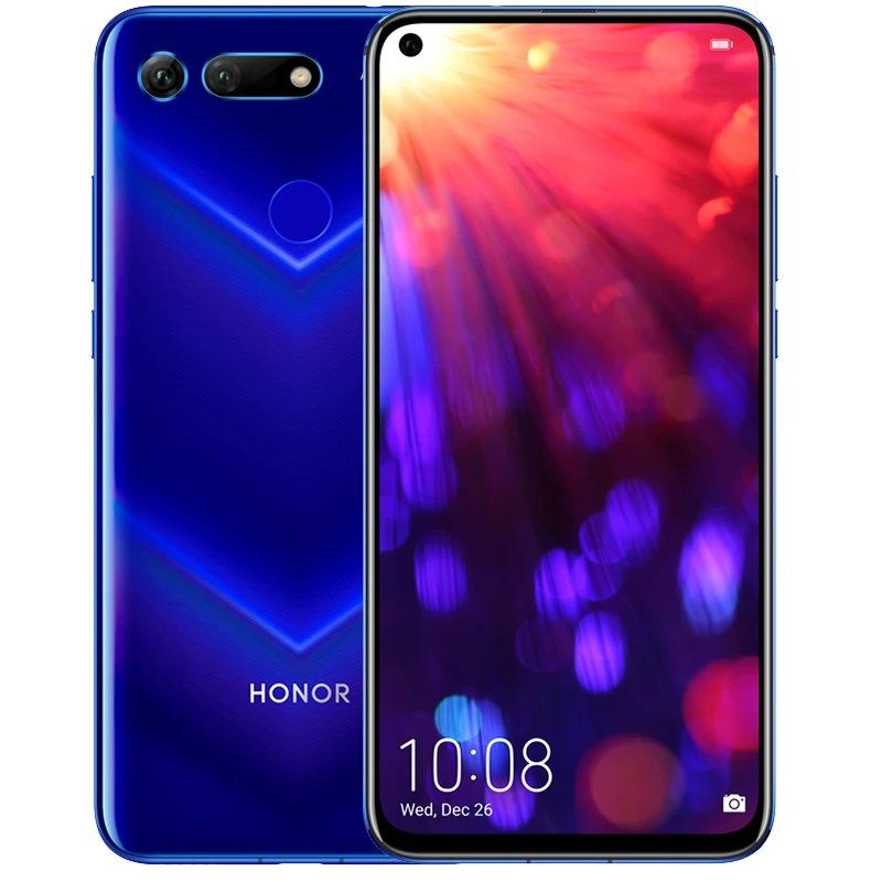 Стоковый мобильный телефон Honor V20 View 20, экран 6,4 дюйма, аккумулятор 4000 мАч, жидкостное охлаждение, Kirin 980, Android 9,0, смартфон NFC