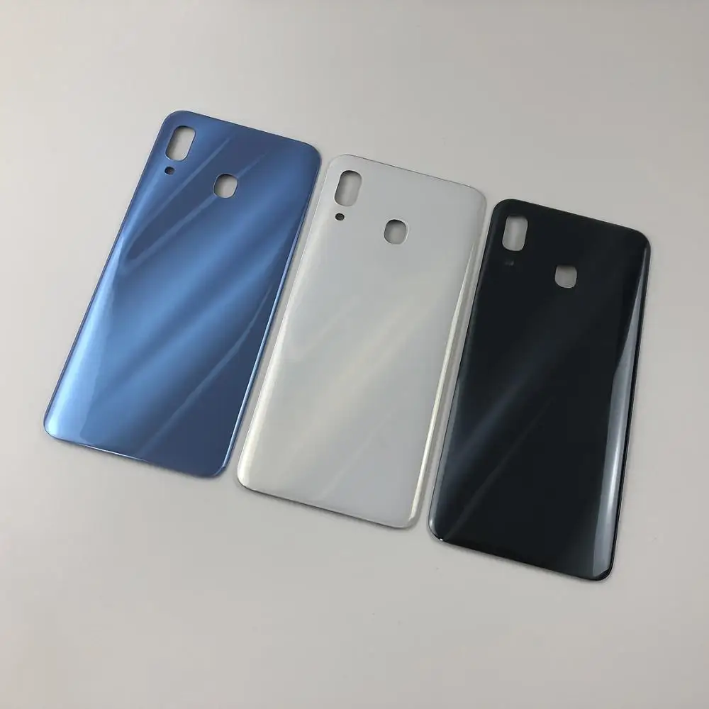 Чехол на заднюю панель для samsung Galaxy A30 A305 A305F SM-A305F A30DS чехол на заднюю дверь с клеем+ логотип