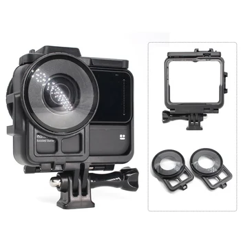 

Protective Frame Cold Shoe Case for Insta360 ONE R Boosted Battery Base Action Camera Lens Cover Protector Guard Accessories