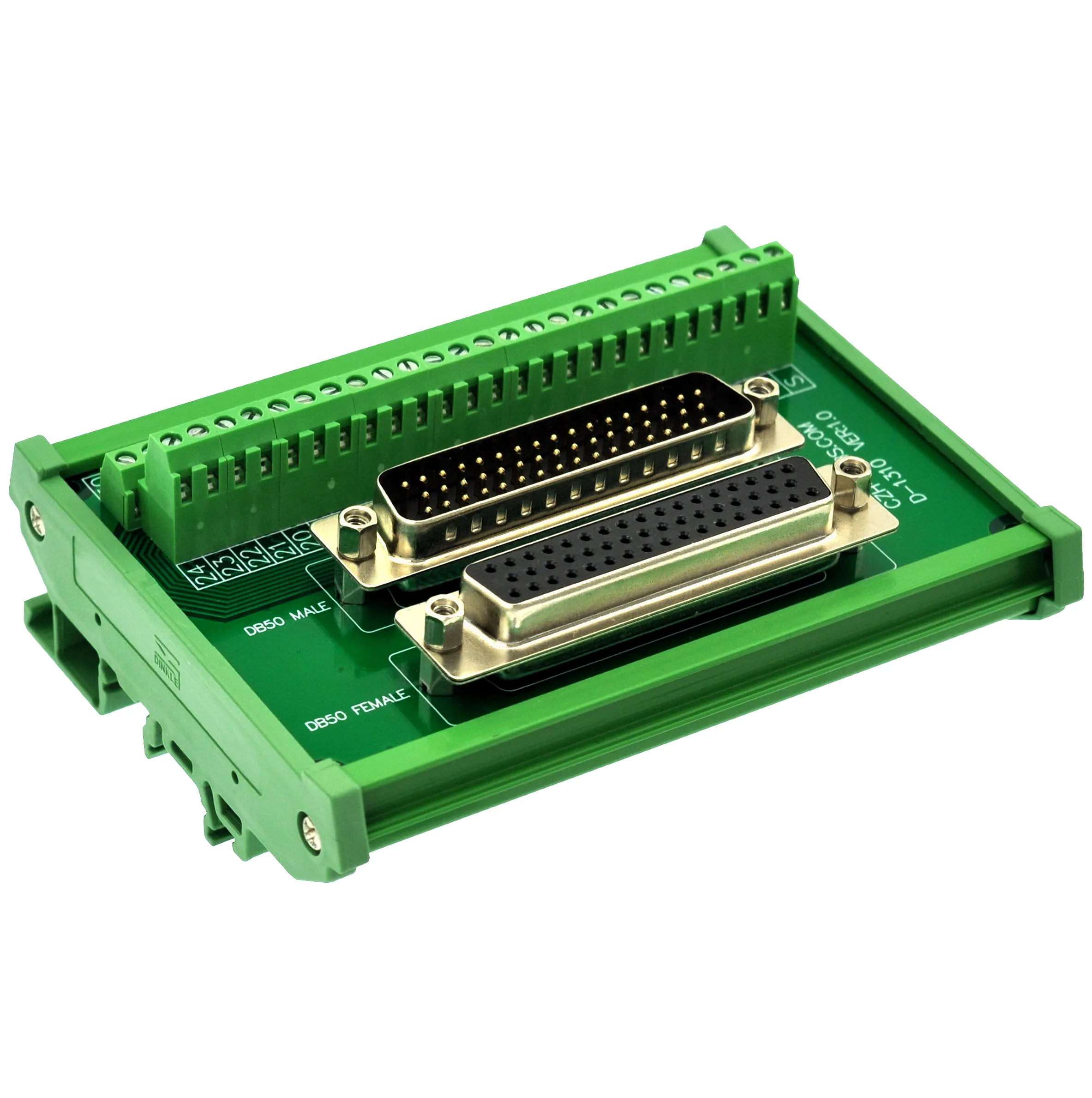CZH-LABS din-рейку DSUB DB50 Male/клемма женского типа интерфейсный модуль, Breakout Board
