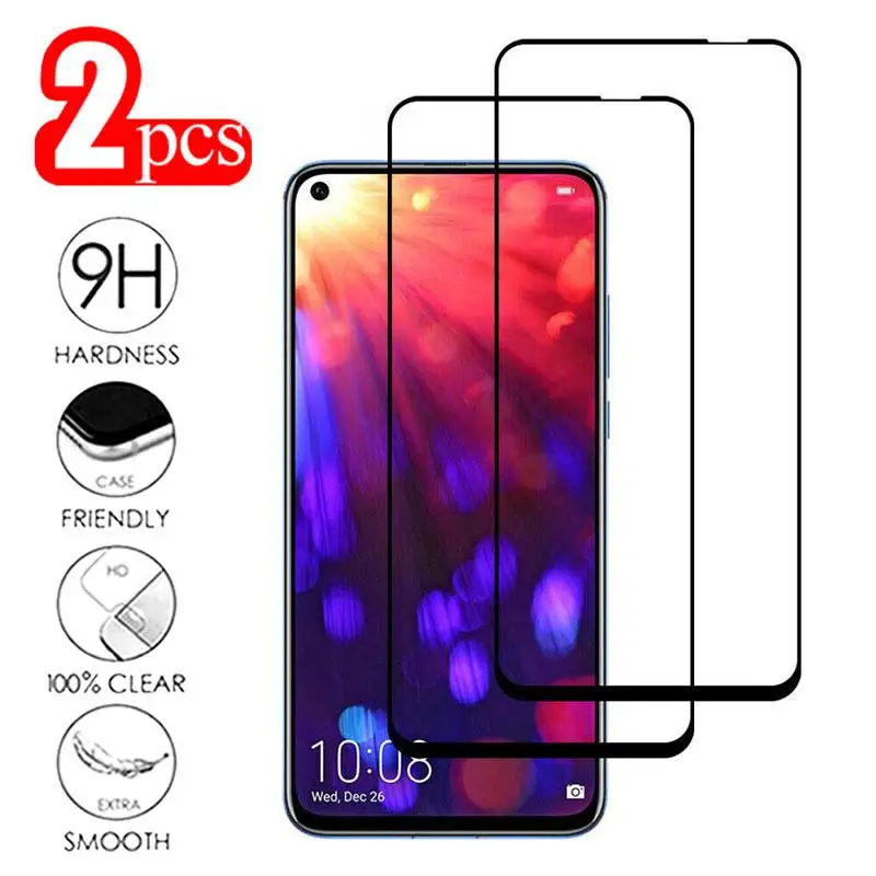 2 шт. защитное закаленное стекло для Huawei Nova 5T 5Z 6 P40 Lite P30 Защита экрана Honor V30 20 Pro 20s