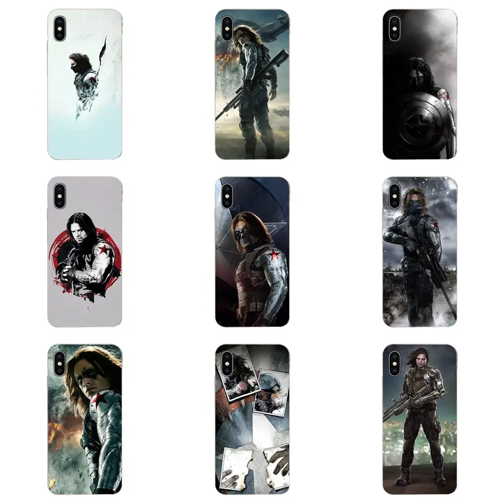 America Civil War Winter Soldier Bucky For LG G2 G3 G4 G5 G6 G7 K4 K7 K8 K10 K12 K40 Mini Plus Stylus ThinQ 2016 2017 2018 | Мобильные