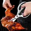 Multifunctional Kitchen Tools Kitchen Scissors Stainless Steal Meat Vegetable Cutting Scissors Chicken Bone Scissor Can Opener 2