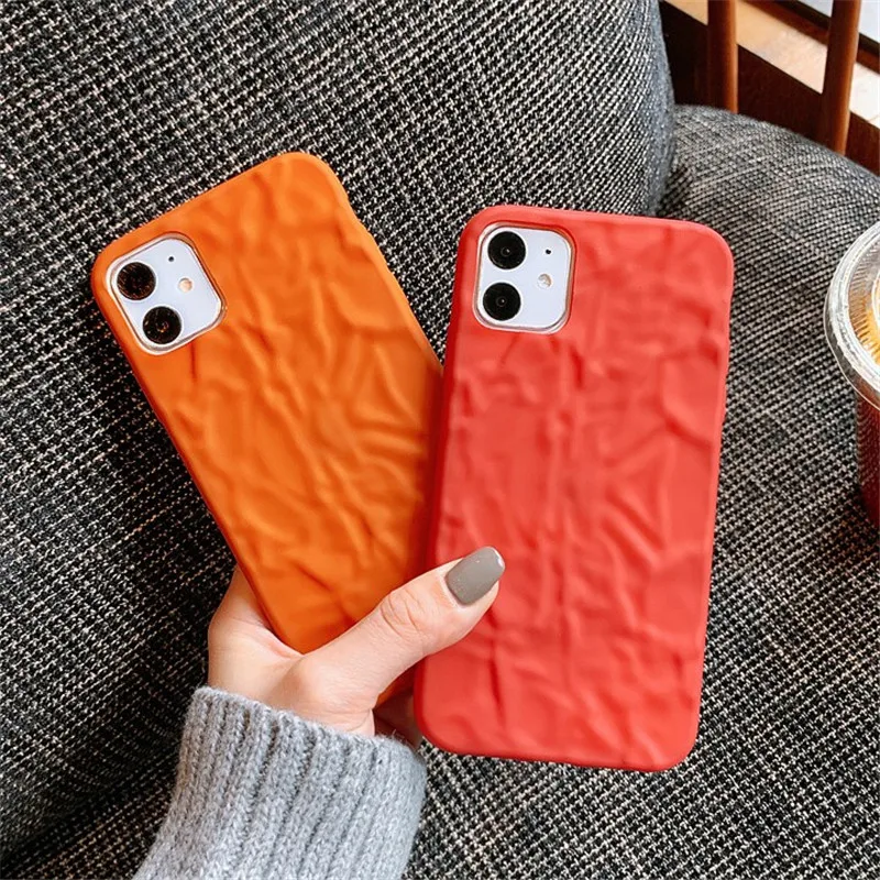 Ультратонкий Мягкий силиконовый 3D чехол с морскими волнами для iPhone 6s 7 8Plus матовые
