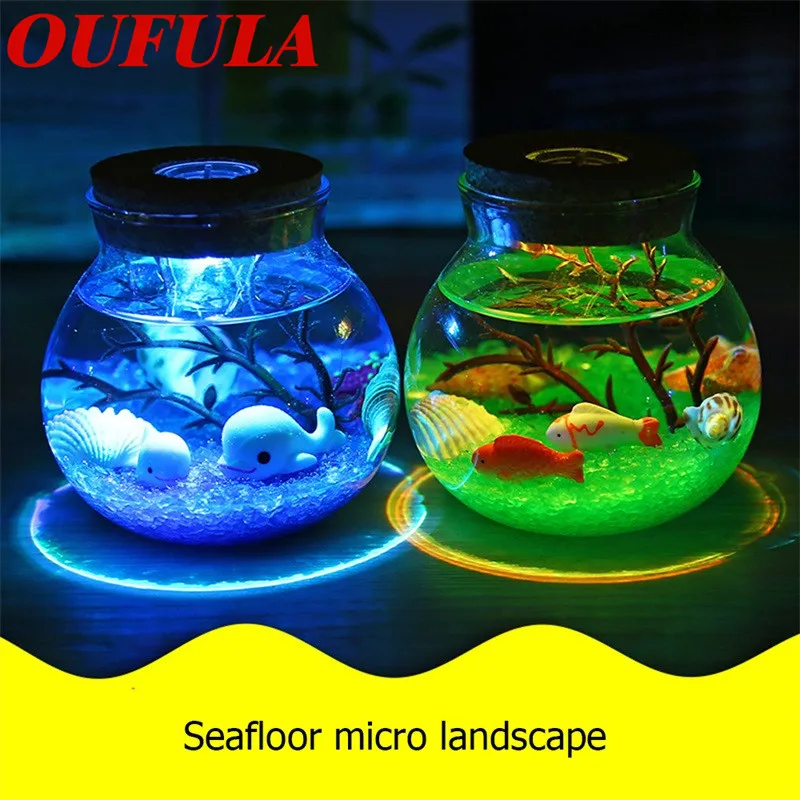 

OUFULA Novelty Lamp Submarine Micro-View Children's Lamp Creative DIY Gift With Remote Control
