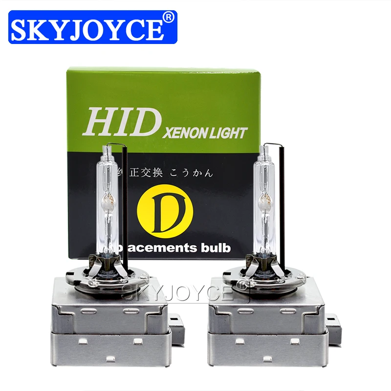 SKYJOYCE Auto Headlight Bulbs 35W 55W D1S Xenon HID Replacement Bulb D3S 6000K 5000K 8000K 4300K Metal Base Car Light Xenon Lamp (2)