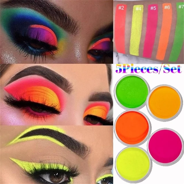 7 Color Neon Pigment Paste Set